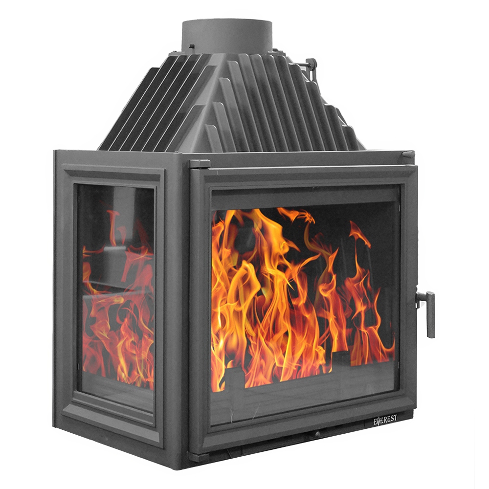 Каминная топка Эверест A16 (угловая)(L - левая) (миниатюра)